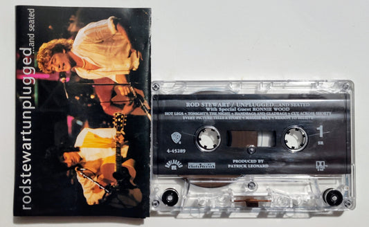 Rod Stewart - "(MTV) Unplugged...and Seated" - CASSETTE TAPE VG/VG+