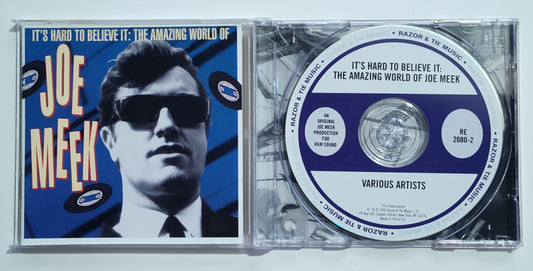 Various Artists - "It's Hard To Believe It: The Amazing World Of Joe Meek" - INDIE COMPACT DISC VG/VG (Water damaged rear art)