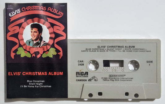 Elvis - "Christmas Album" - CASSETTE TAPE G+/VG+