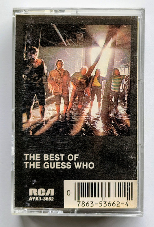 Guess Who, The - “The Best Of The Guess Who” - CASSETTE TAPE G+/VG (Inner j card has a tear)
