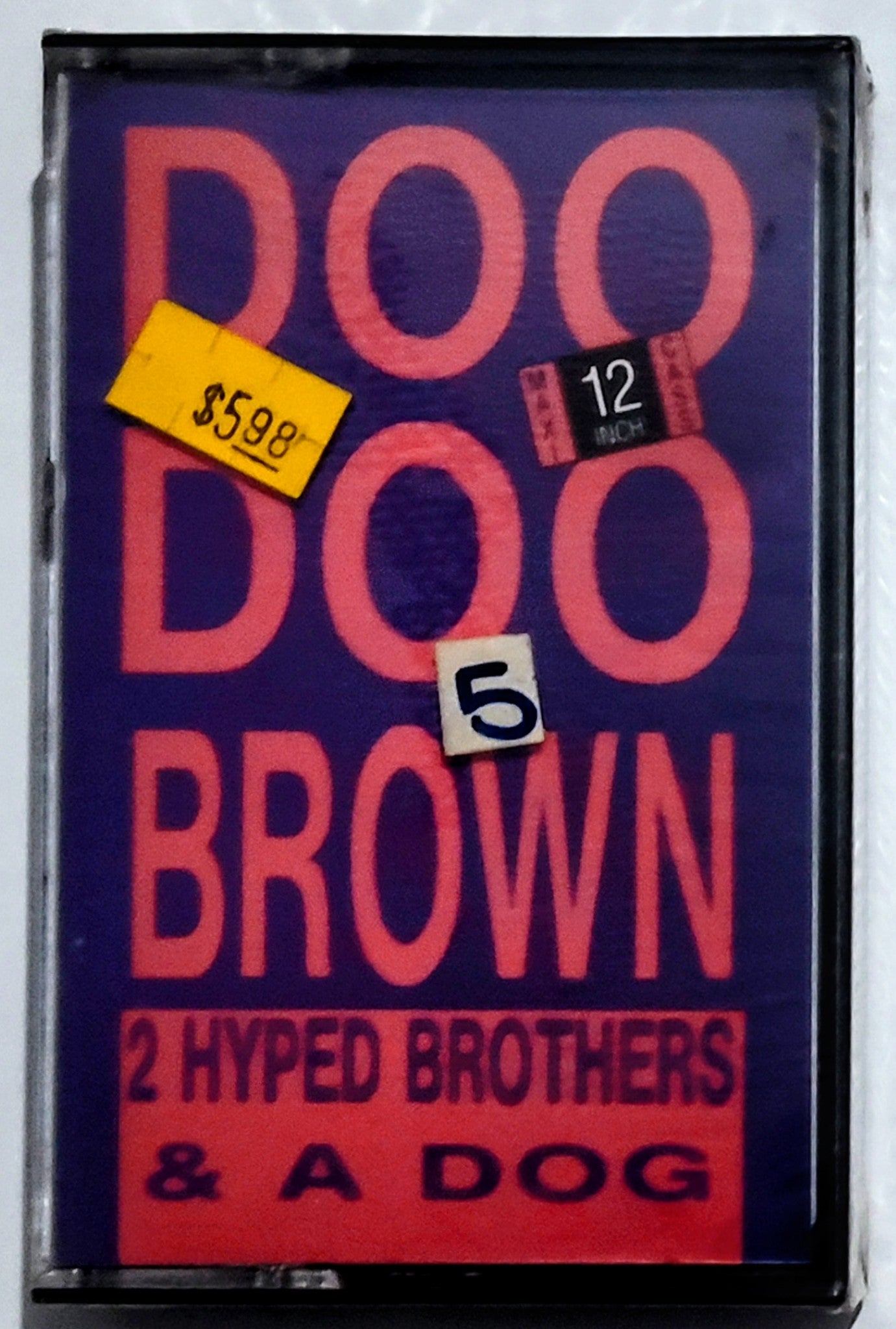 2 Hyped Brothers & A Dog - “Doo Doo Brown” - CASSETTE TAPE (Maxi Single) M/M (Sealed) [Baltimore, MD]