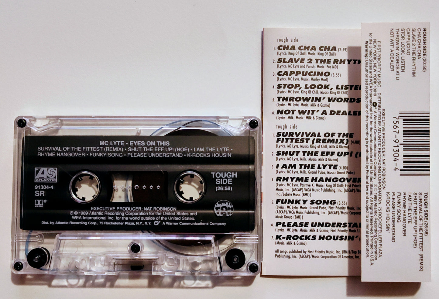 M.C. Lyte - "Eyes On This" - CASSETTE TAPE (SR; DOLBY HX PRO) NM/VG+