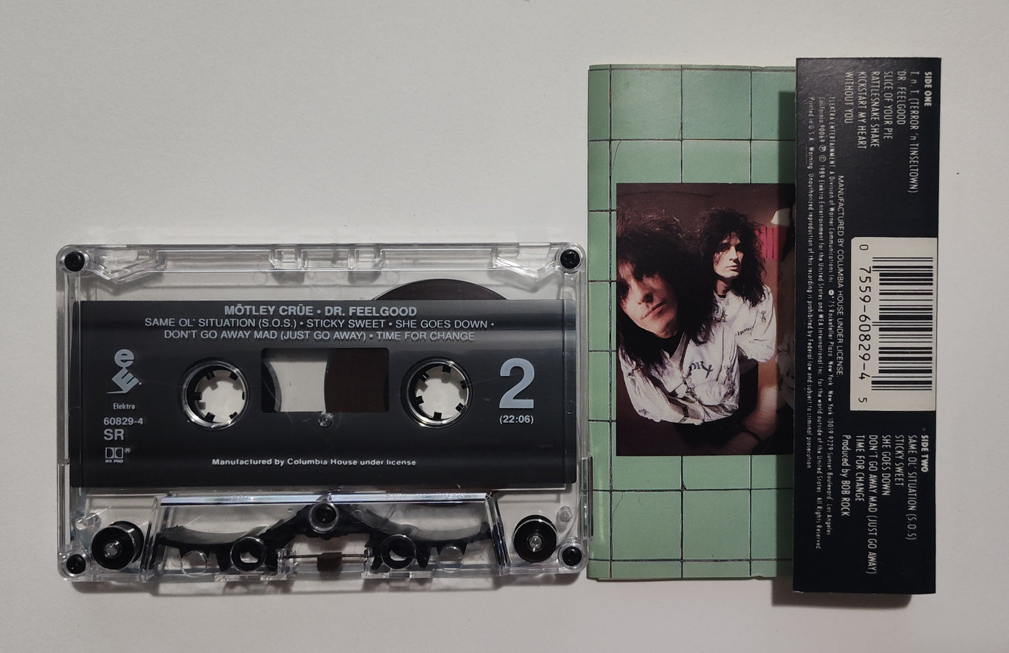 Mötley Crüe - "Dr Feelgood" - CASSETTE TAPE (SR; DOLBY HX PRO) VG+/VG+