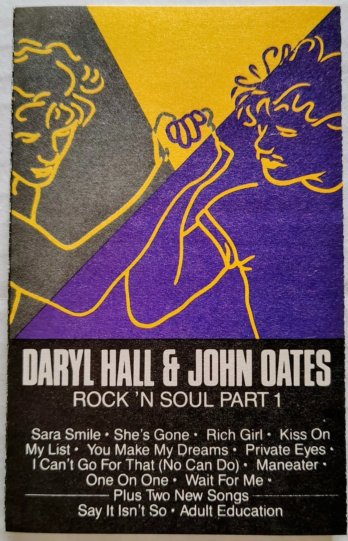 Daryl Hall & John Oates - "Rock 'N Soul Part 1" - CASSETTE TAPE VG+/VG+