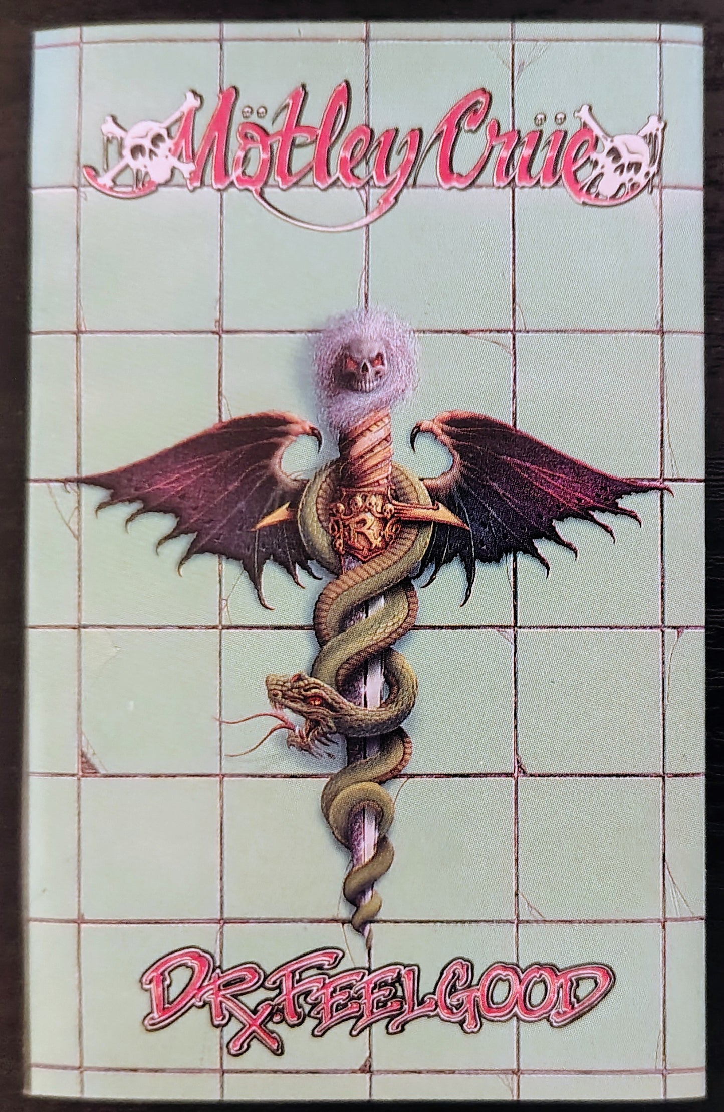 Mötley Crüe - "Dr. Feelgood" - CASSETTE TAPE VG+/VG+