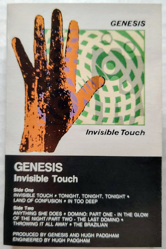 Genesis - "Invisible Touch" - CASSETTE TAPE VG+/VG+