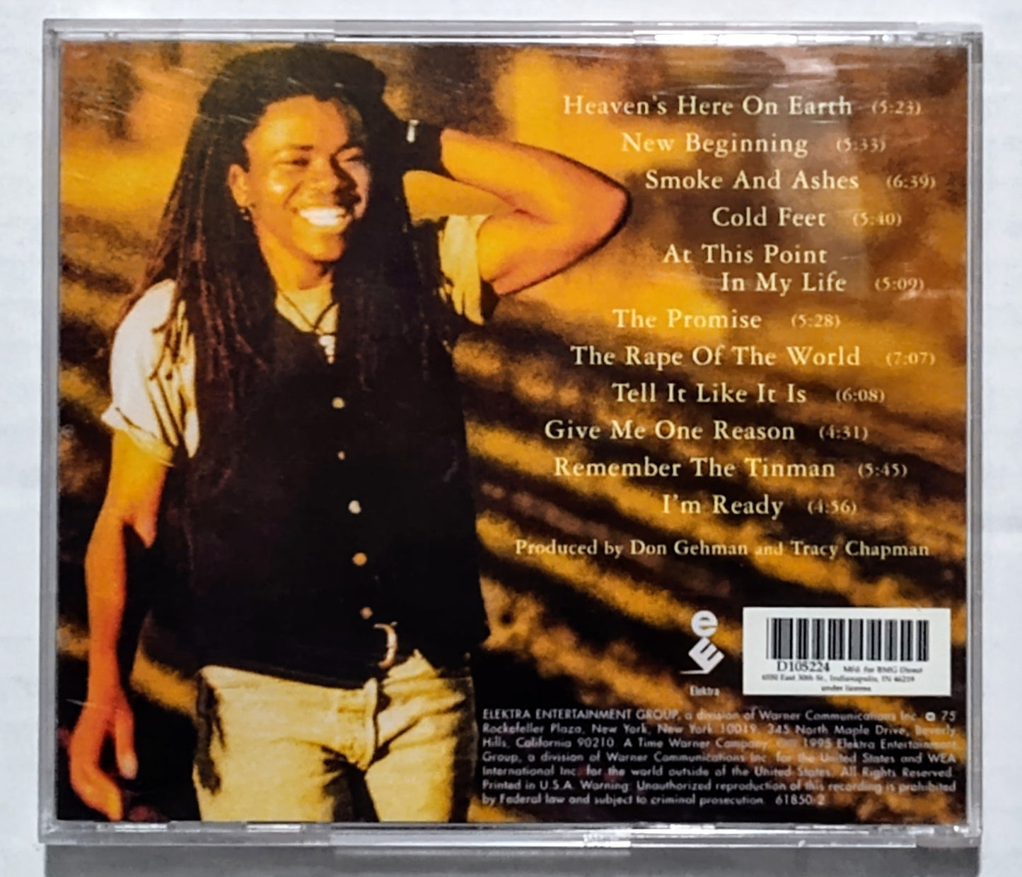 Tracy Chapman - “New Beginning” - COMPACT DISC (BMG) VG+/VG+