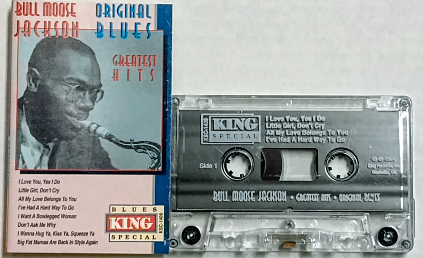 Bull Moose Jackson - “I Want A Bowlegged Woman” - CASSETTE TAPE VG+/VG+