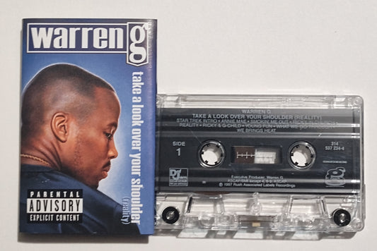 Warren G - "Take A Look Over Your Shoulder (Reality)" - CASSETTE TAPE VG+/VG+
