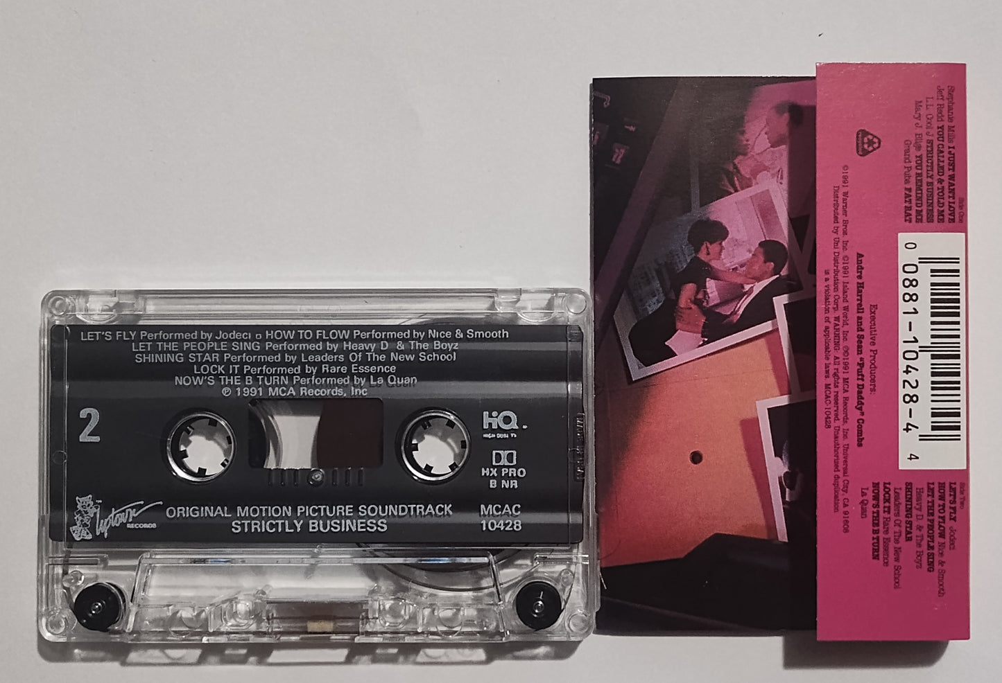 Various Artists - "Strictly Business Soundtrack" - CASSETTE TAPE (DOLBY HX PRO B NR) NM/NM