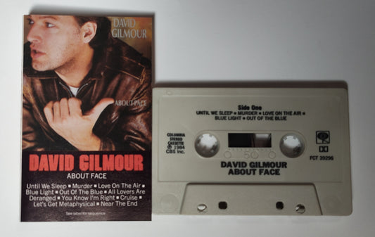 David Gilmour - "About Face" - CASSETTE TAPE (DOLBY) VG+/VG+