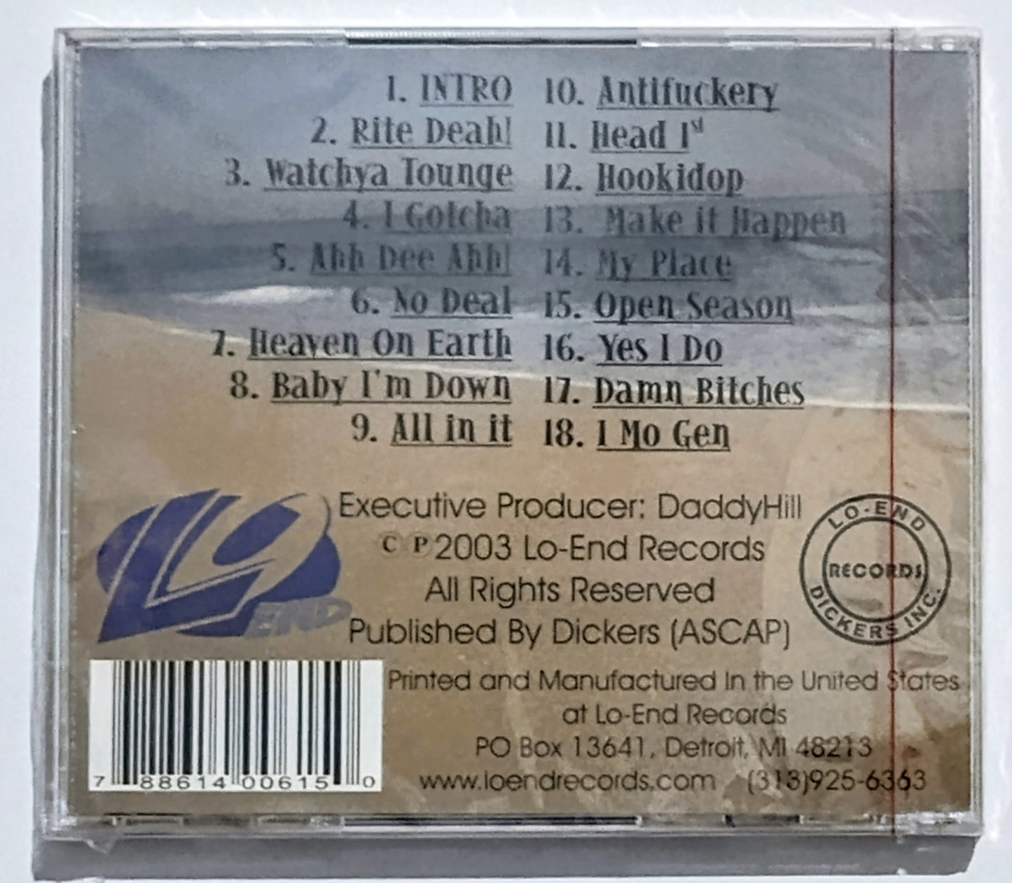Sandman - “Face Value” - COMPACT DISC NM/M (Sealed; small tear in cellophane) *🌝*