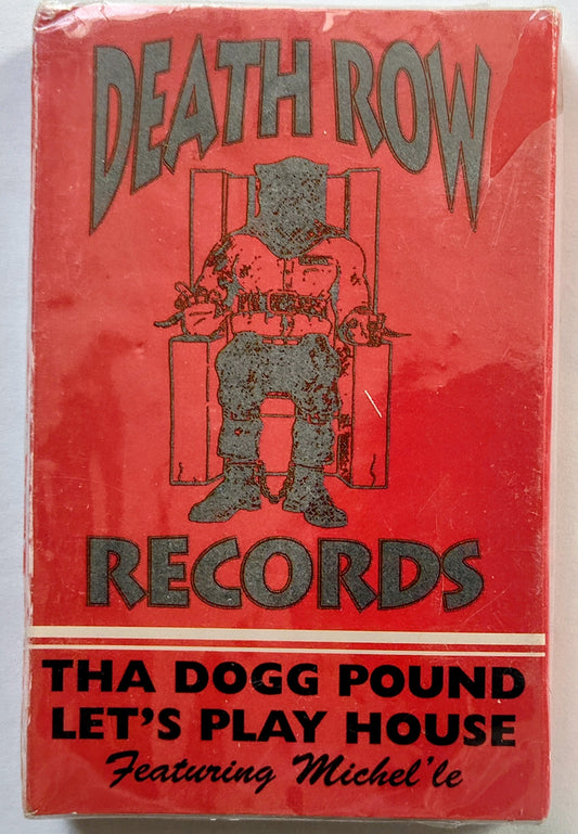 Tha Dogg Pound - “Let’s Play House (Featuring Michel’le)” - CASSETTE TAPE (Single) VG+/M (Sealed; small tear in cellophane; shelf wear)