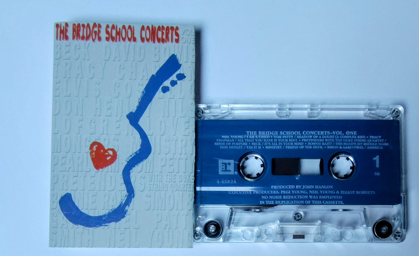 Various Artists - "The Bridge School Concerts" - CASSETTE TAPE (SR)VG+/VG+