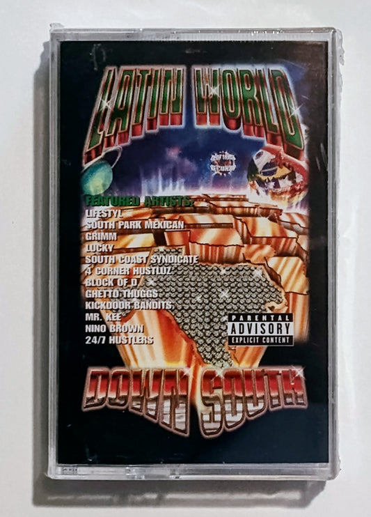 Various Artists - "Latin World Down South Compilation" - CASSETTE TAPE M/M (Sealed)