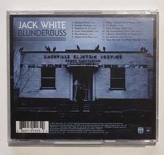 Jack White - "Blunderbuss" - COMPACT DISC VG+/G+