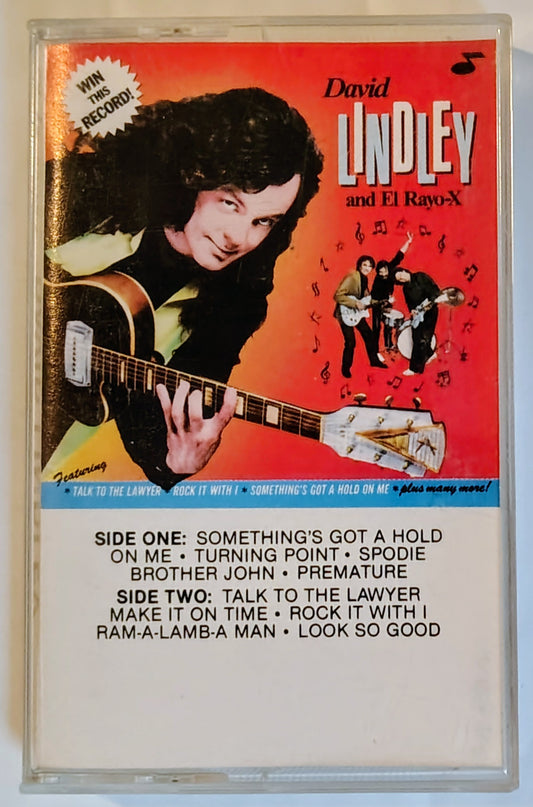 David Lindley And El Rayo-X - “Win This Record!” - CASSETTE TAPE VG+/VG