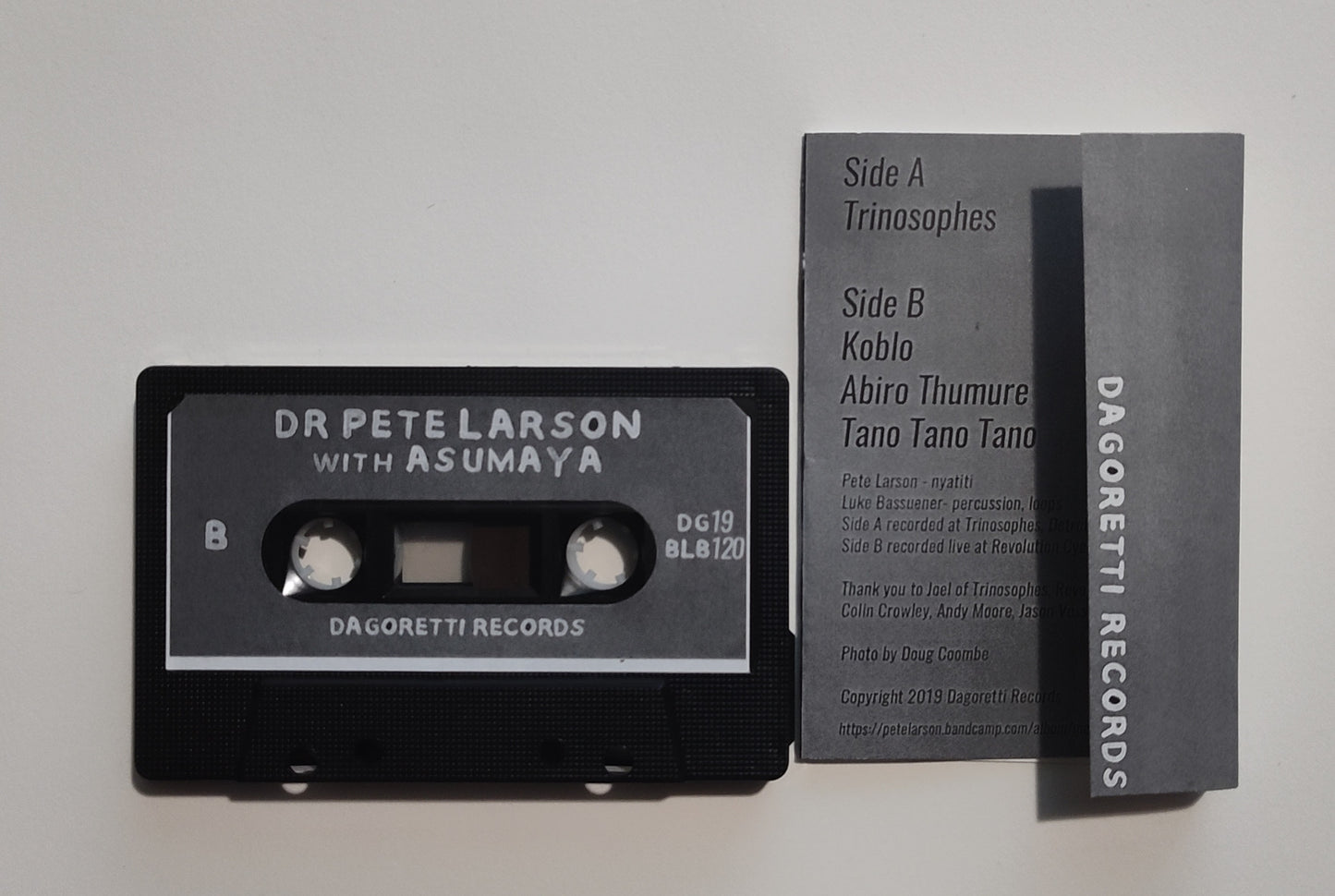 Dr. Pete Larson - "Dr. Pete Larson with Asumaya" - CASSETTE TAPE M/M