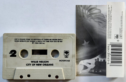 Willie Nelson - “City Of New Orleans” - CASSETTE TAPE VG+/VG