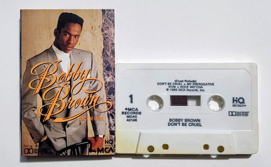 Bobby Brown - "Don't Be Cruel" - CASSETTE TAPE (DOLBY HX PRO) VG+/VG