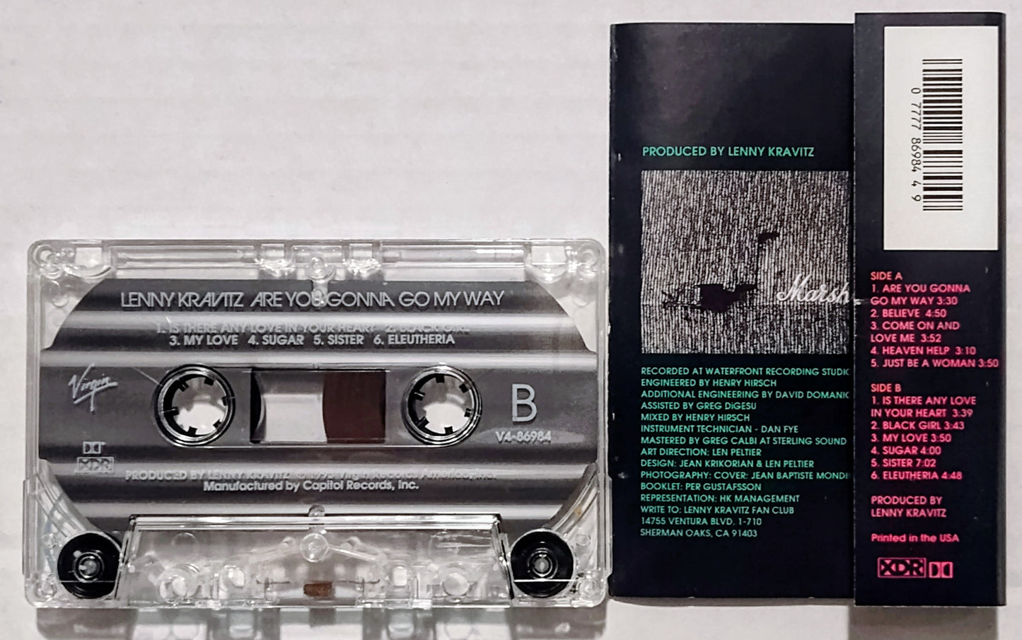 Lenny Kravitz - “Are You Gonna Go My Way” - CASSETTE TAPE VG+/VG+