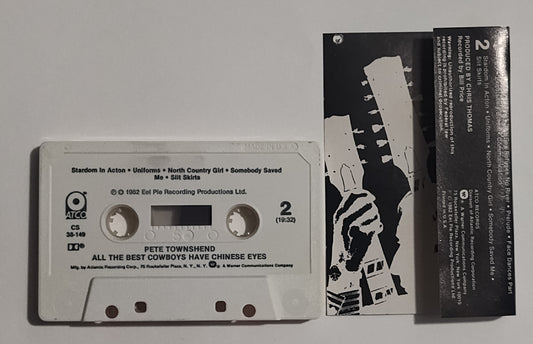 Pete Townshend (The Who) - "All The Best Cowboys Have Chinese Eyes" - CASSETTE TAPE (DOLBY) VG+/VG