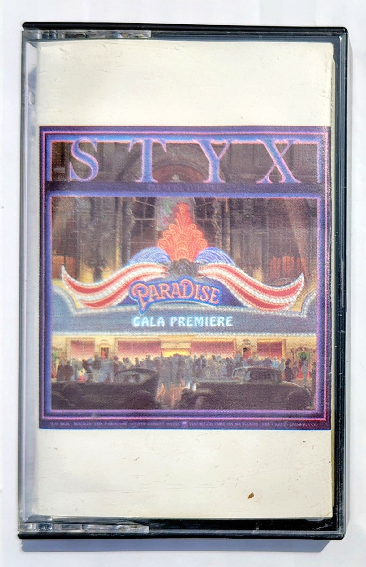 Styx - “Paradise Theater” - CASSETTE TAPE (Columbia House) G+/VG