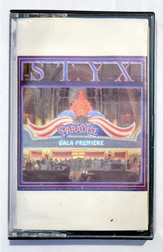 Styx - “Paradise Theater” - CASSETTE TAPE (Columbia House) G+/VG