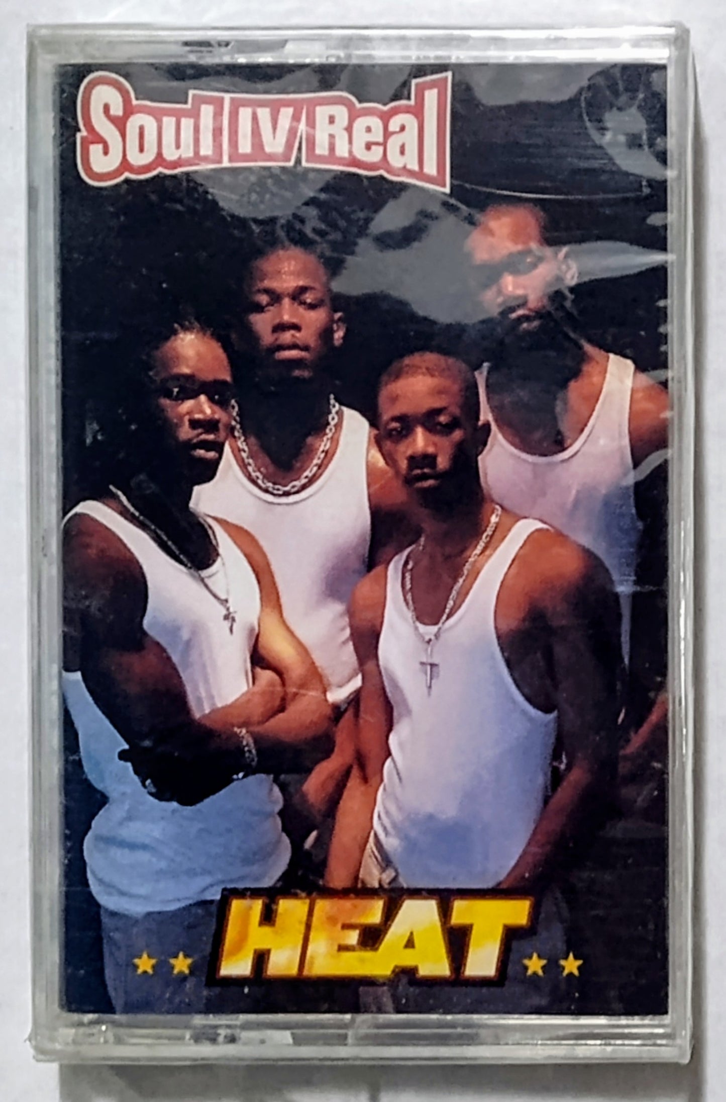 Soul IV Real - “Heat” - CASSETTE TAPE NM/M (sealed; crack in spine and backside of case)