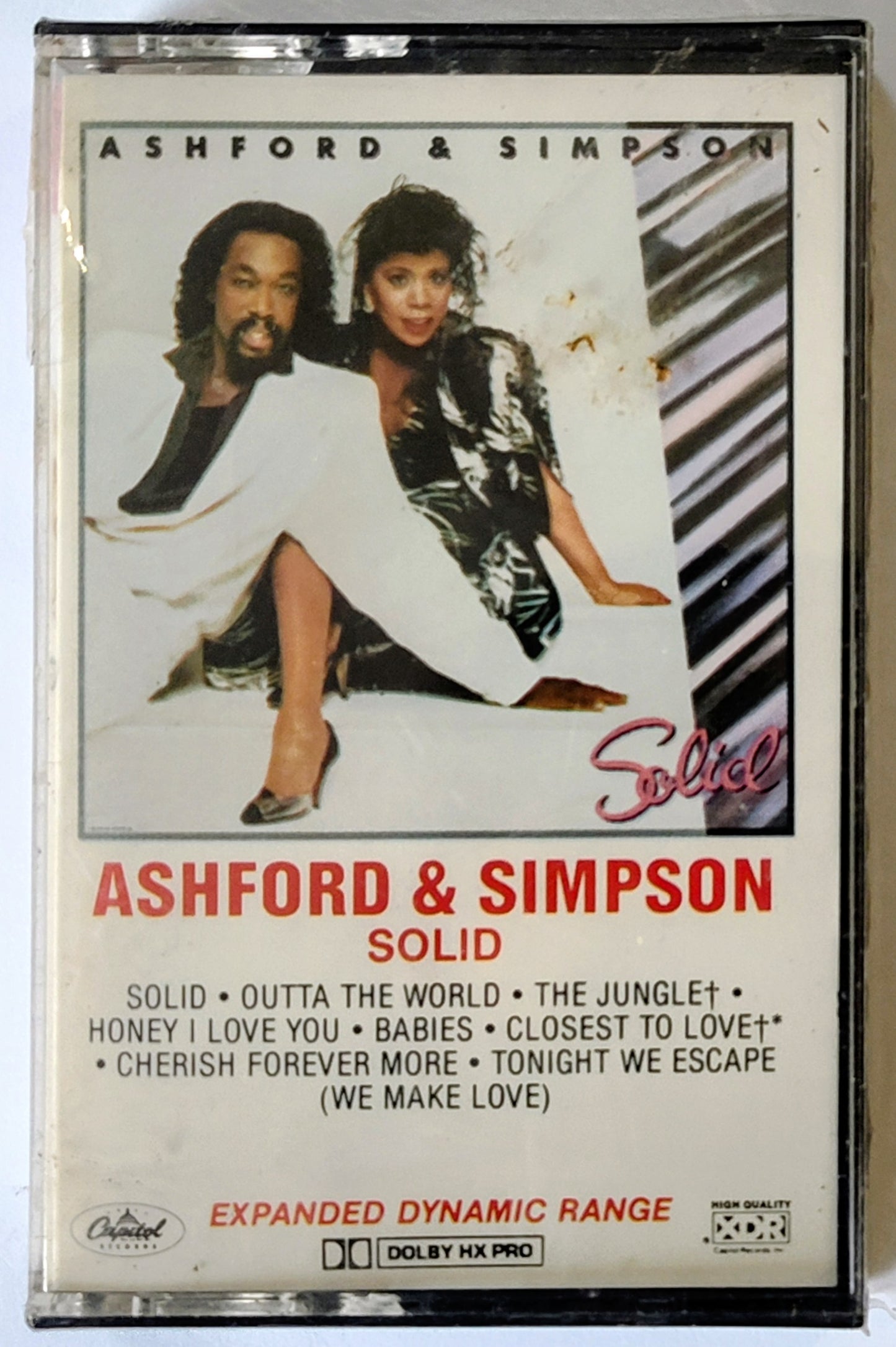 Ashford & Simpson - “Solid” - CASSETTE TAPE NM/M (Sealed; torn cellophane)