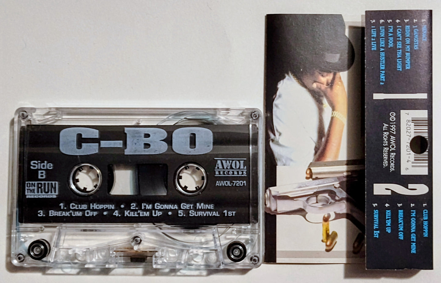 C-Bo - "One Life 2 Live" - CASSETTE TAPE NM/NM