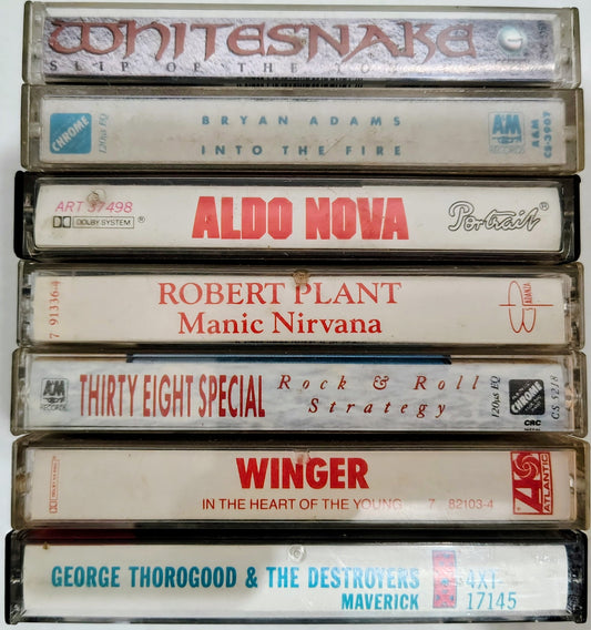 7-Tape Hard Rock Mini Batch (All Very Good overall) (Lot 6)