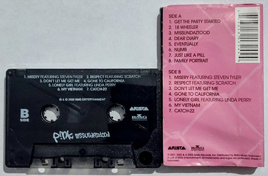 Pink - “M!ssundaztood” - CASSETTE TAPE (Indonesia) VG/VG+