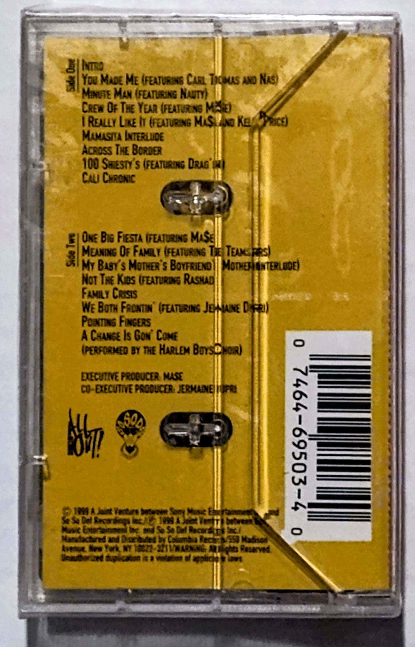 Ma$e Presents Harlem World - “The Movement” - CASSETTE TAPE M/M (Sealed with hype sticker)