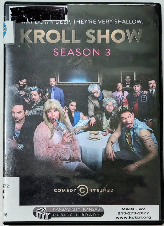 Kroll Show Season 3 DVD (Library Copy; *Rare*)