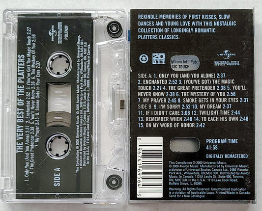 Platters, The - "The Very Best of the Platters" - CASSETTE TAPE VG+/VG+