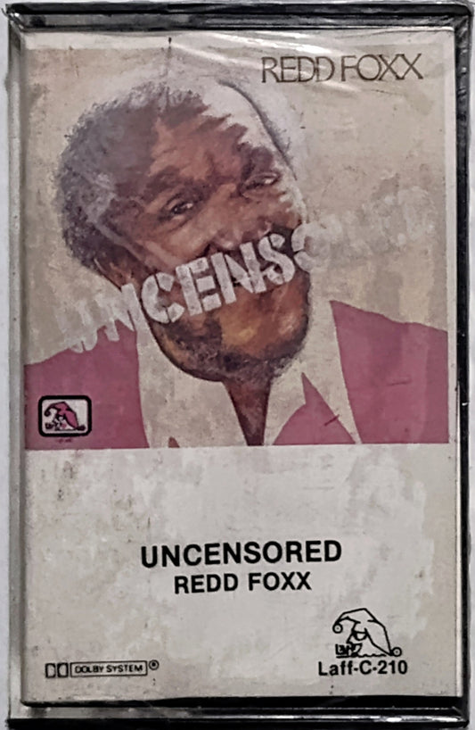 Redd Foxx - “Uncensored” - CASSETTE TAPE VG+/M (Sealed)