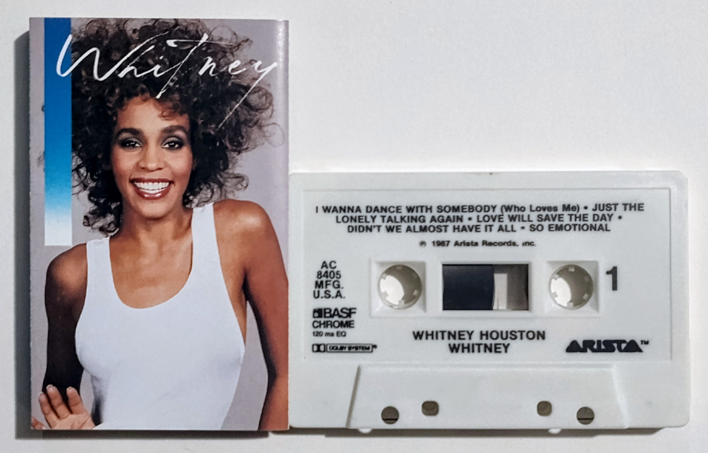 Whitney Houston - "Whitney" - CASSETTE TAPE VG+/VG+