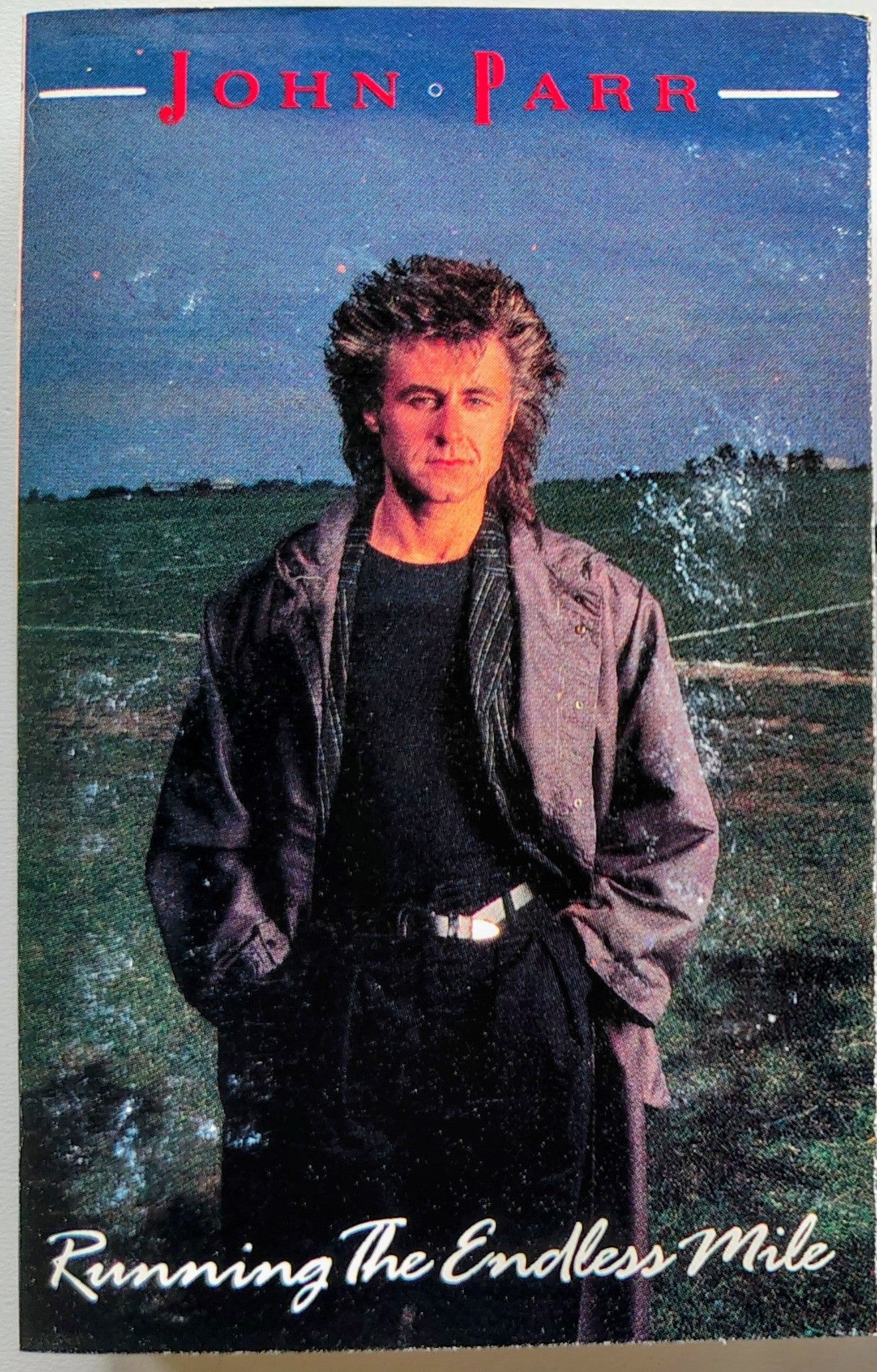 John Parr - “Running The Endless Mile” - CASSETTE TAPE VG+/VG+