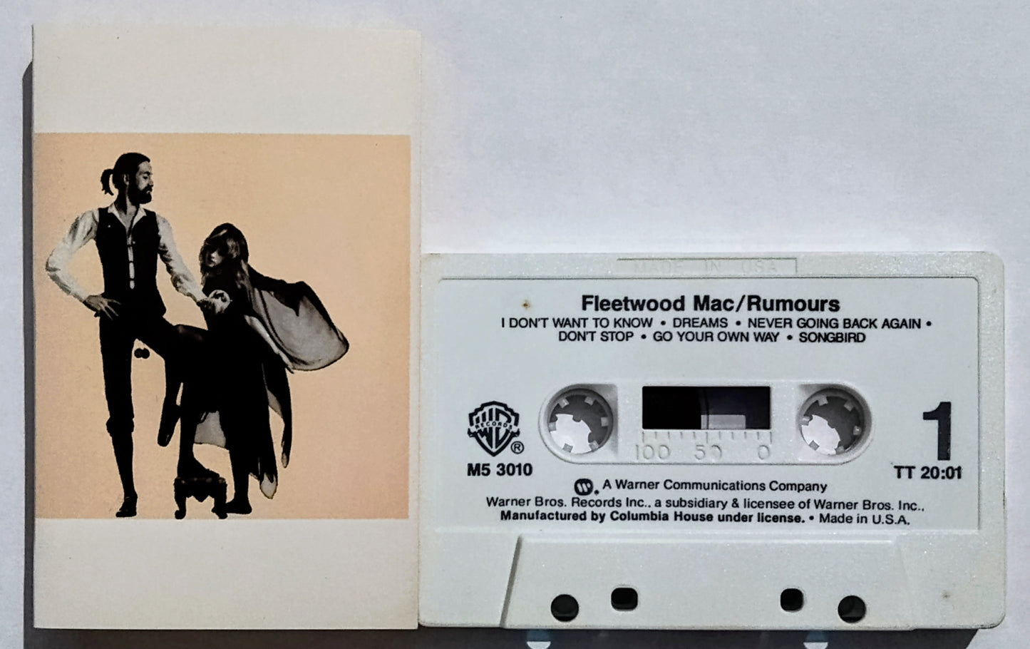 Fleetwood Mac - “Rumours” - CASSETTE TAPE (Columbia House) VG/VG+
