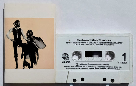 Fleetwood Mac - “Rumours” - CASSETTE TAPE (Columbia House) VG/VG+