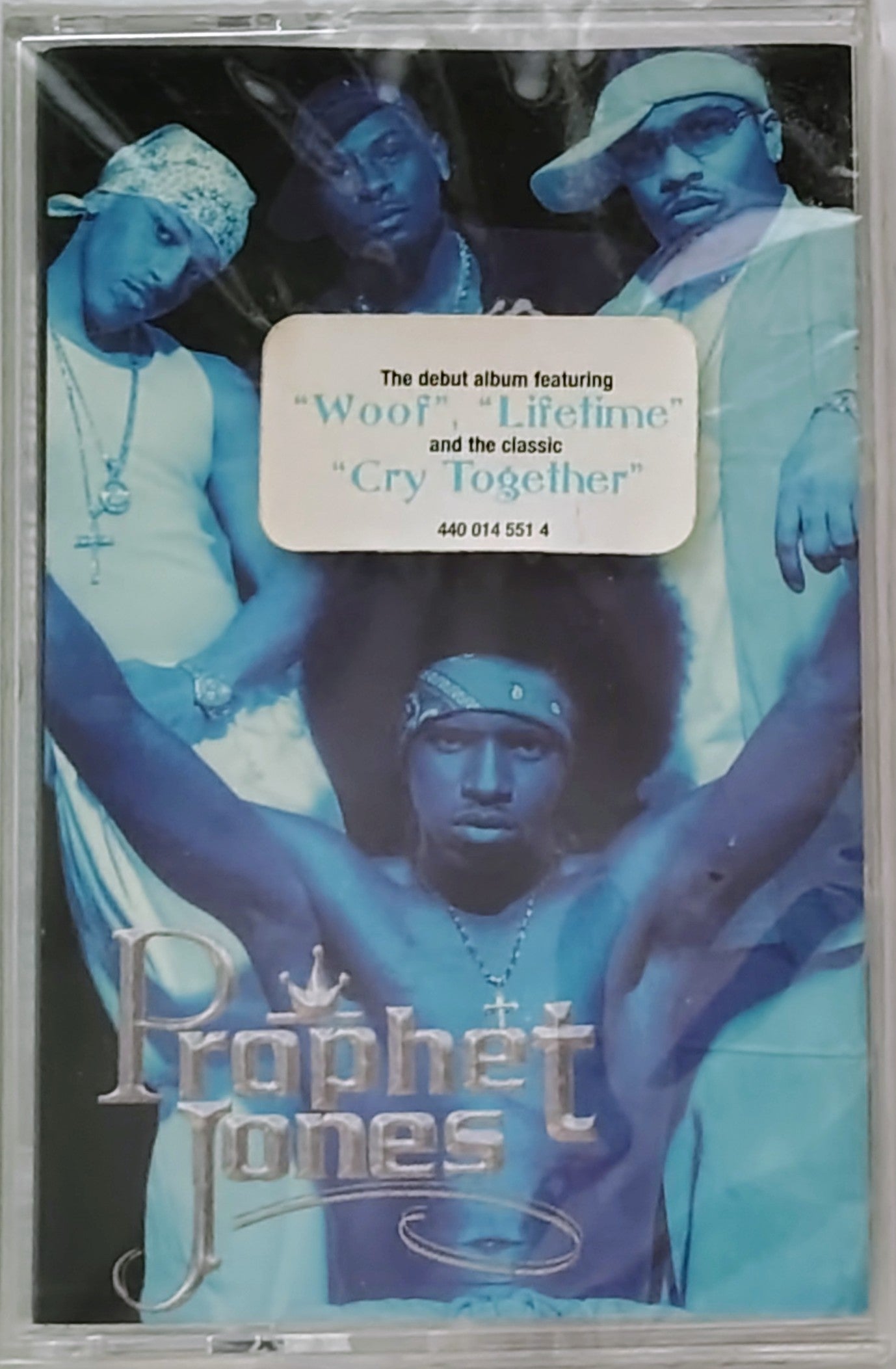 Prophet Jones - "Prophet Jones" - CASSETTE TAPE NM/M (Sealed with hype sticker; cracked case)