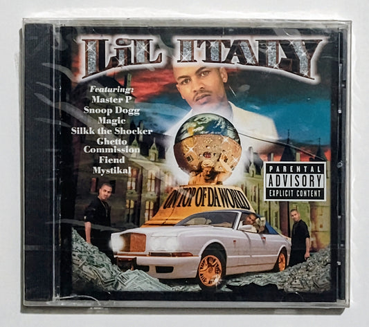 Lil Italy - "On Top Of Da World" - COMPACT DISC VG+/M (Sealed; broken case; broken seal)