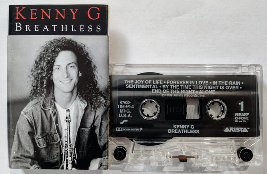 Kenny G - “Breathless” - CASSETTE TAPE VG/VG+