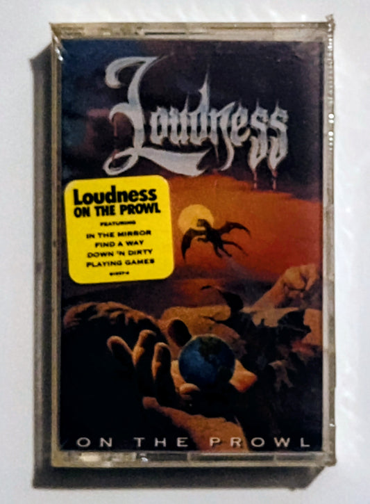Loudness - "On The Prowl" - CASSETTE TAPE (Chrome; DOLBY) M/M (Sealed)