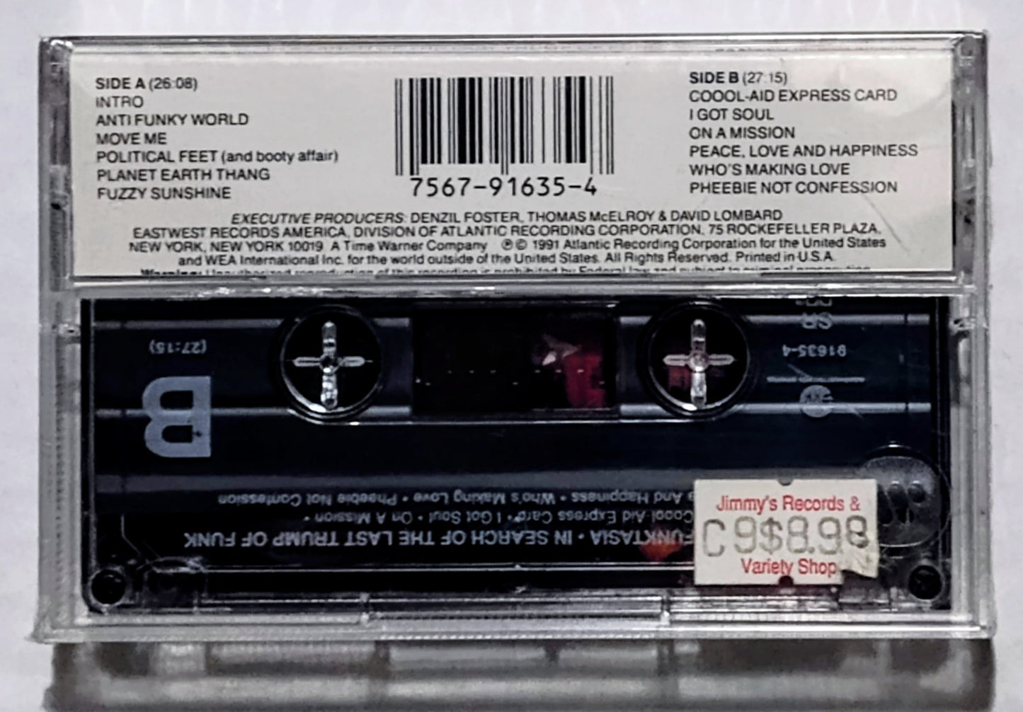 Nation Funktasia, The - “In Search Of The Last Trump Of Funk” - CASSETTE TAPE M/M (Sealed with ripped hype sticker)