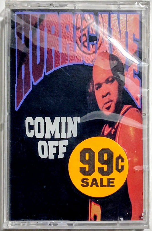 Hurricane - "Comin' Off" - CASSETTE TAPE (Maxi Single) NM/M (Sealed; loose seal; tiny crack on back of case)