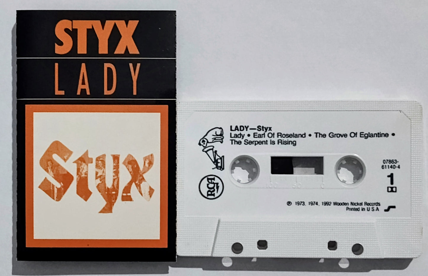 Styx - “Lady” - CASSETTE TAPE VG+/VG+