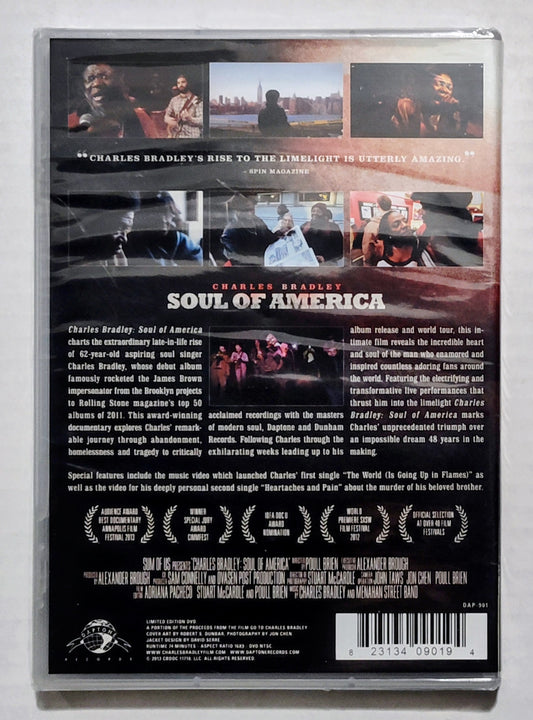 Charles Bradley - “Charles Bradley: Soul Of America” - DVD NM/NM