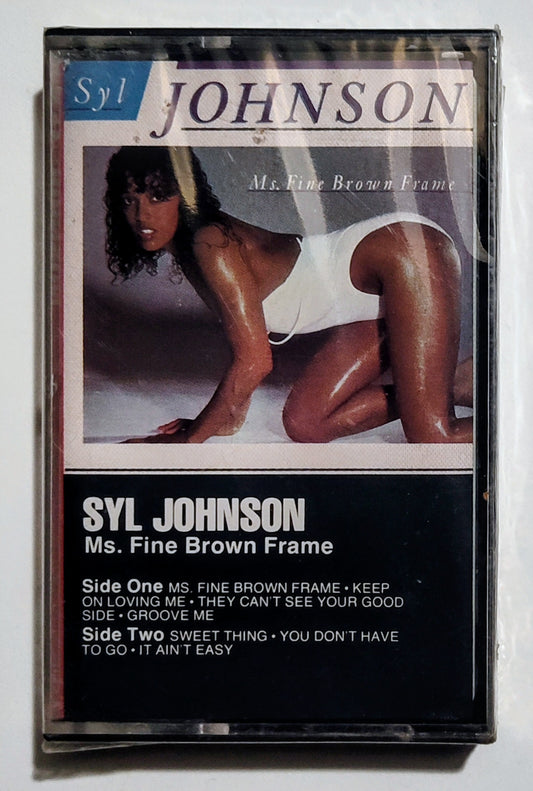 Syl Johnson - "Ms. Fine Brown" - CASSETTE TAPE NM/M (Sealed; tear in seal)